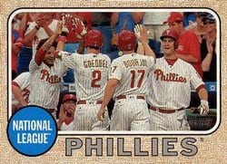 2017 Topps Heritage Base Set Philadelphia Phillies #38 card
