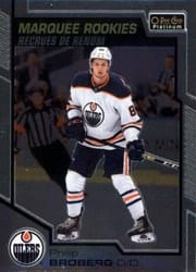 2020-21 O-Pee-Chee Platinum Base Set Philip Broberg #190 card