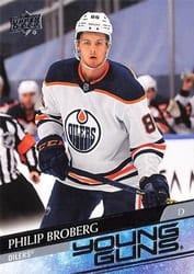 2020-21 Upper Deck Base Set Philip Broberg #204 card