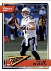 2018 Panini Classics Base Set Philip Rivers #80 card