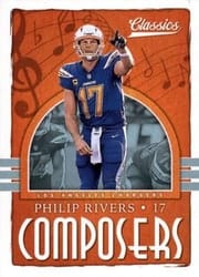 2018 Panini Classics Composers Philip Rivers #27 card
