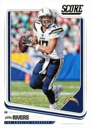 2018 Score Base Set Philip Rivers #176 card