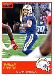 2019 Score Base Set Philip Rivers #22 card