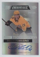 2021-22 Upper Deck Credentials Debut Ticket Access Autograph Philip Tomasino #DTAA-PT card