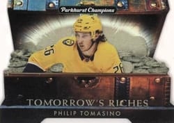 2022-23 Parkhurst Champions Tomorrow's Riches Philip Tomasino #TR-19 card