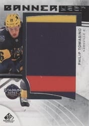 2022-23 SP Game Used 2022 NHL Stadium Series Banner Year Relics Philip Tomasino #BYSS-PT card