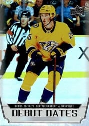 2022-23 Upper Deck Debut Dates Philip Tomasino #DD-1 card