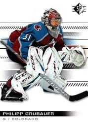 2019-20 SP Base Set Philipp Grubauer #91 card