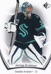 2021-22 SP Base Set Philipp Grubauer #93 card