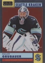 2022-23 O-Pee-Chee Platinum Retro Philipp Grubauer #R-32 card