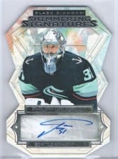 2022-23 Upper Deck Black Diamond Shimmering Signatures Philipp Grubauer #SS-PG card