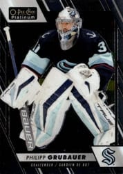 2023-24 O-Pee-Chee Platinum Base Set Philipp Grubauer #168 card
