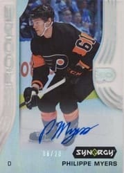2019-20 Upper Deck Synergy Base Set Philippe Myers #76 card