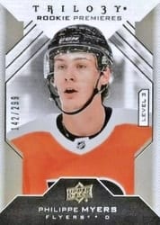 2019-20 Upper Deck Trilogy Base Set Philippe Myers #127 card