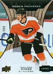 2019-20 Upper Deck Trilogy Base Set Philippe Myers #61 card