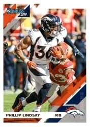 2019 Donruss Base Set Phillip Lindsay #83 card