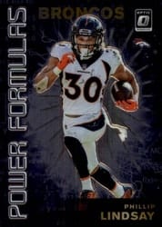 2019 Donruss Optic Power Formulas Phillip Lindsay #PF-1 card