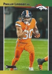 2019 Donruss Retro 1989 Phillip Lindsay #RET-36 card