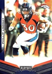 2019 Panini Playoff Base Set Phillip Lindsay #75 card