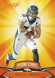 2019 Panini Prestige Rising Stars Phillip Lindsay #RS-PL card