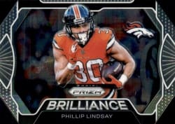 2019 Panini Prizm Brilliance Phillip Lindsay #13 card