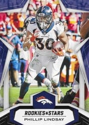 2019 Panini Rookies & Stars Base Set Phillip Lindsay #75 card