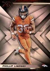 2019 Panini XR Base Set Phillip Lindsay #60 card