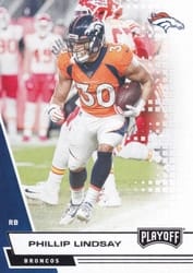 2020 Panini Playoff Base Set Phillip Lindsay #78 card