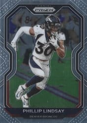 2020 Panini Prizm Base Set Phillip Lindsay #114 card