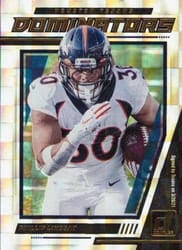 2021 Donruss Dominators Phillip Lindsay #D12 card