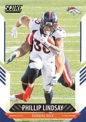 2021 Score Base Set Phillip Lindsay #219 card