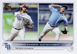 2022 Topps Update Base Set Phoenix Sanders / Dusten Knight #US172 card