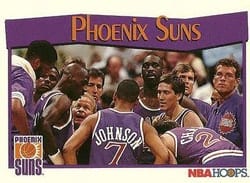1991-92 Hoops Base Set Phoenix Suns #294 card