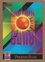 1990-91 SkyBox Base Set Phoenix Suns Logo/Checklist #348 card