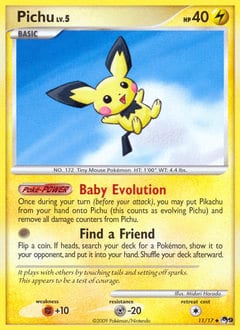 2009 POP Series 9 Pichu #11 card