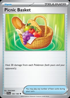 Scarlet & Violet Picnic Basket #184 card