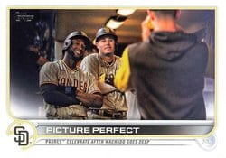 2022 Topps Update Base Set Picture Perfect (Manny Machado / Jurickson Profar) #US83 card
