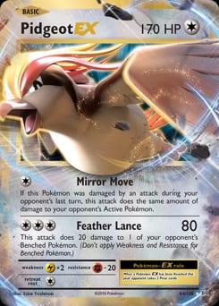 2016 Evolutions Pidgeot-EX #64 card