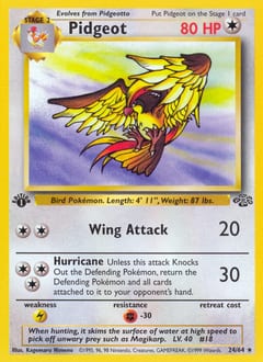 Jungle Pidgeot #24 card
