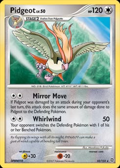 Secret Wonders Pidgeot #35 card
