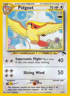 2001 Southern Islands Pidgeot #2 card