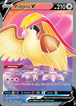 2022 Lost Origin Pidgeot V #188 card