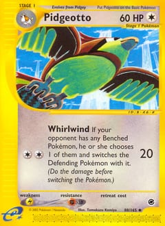 2002 Expedition Base Set Pidgeotto #88 card