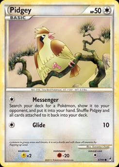 2011 Call of Legends Pidgey #67 card