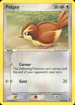 2004 FireRed & LeafGreen Pidgey #73 card