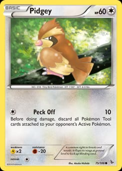 2014 Flashfire Pidgey #75 card