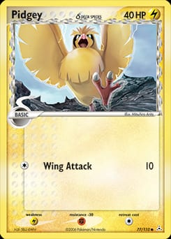 2006 Holon Phantoms Pidgey δ #77 card