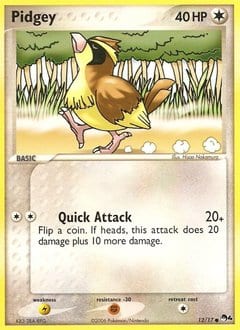 POP Series 4 Pidgey #12 card