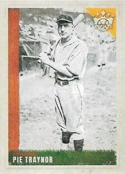 2022 Panini Diamond Kings Base Set Pie Traynor #108 card