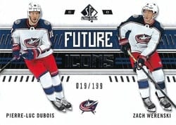 2019-20 SP Authentic Base Set Pierre-Luc Dubois/Zach Werenski #125 card